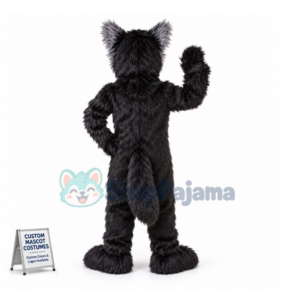 Howling Wolverine Mascot Costume 