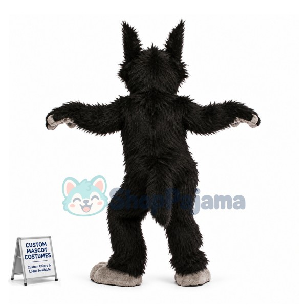 Hungry Big Bad Wolf Mascot Costume 