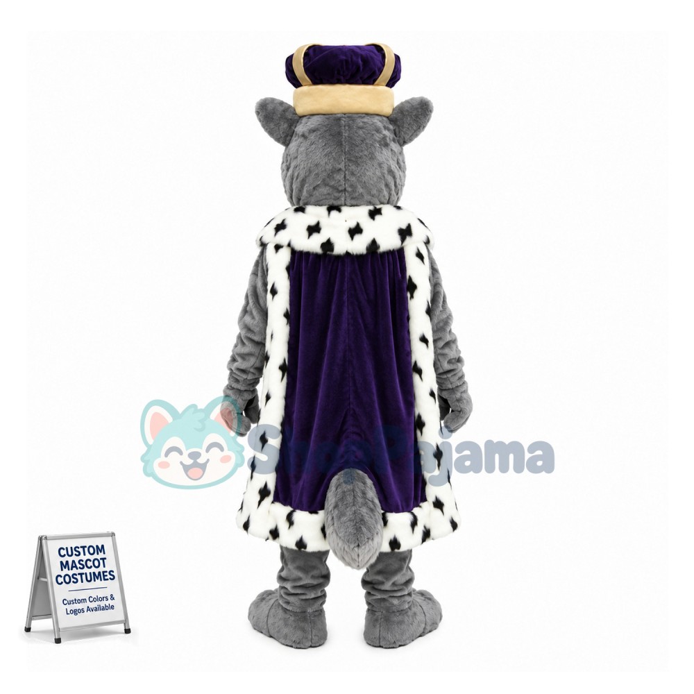 University Duke Dog Mascot Costume 