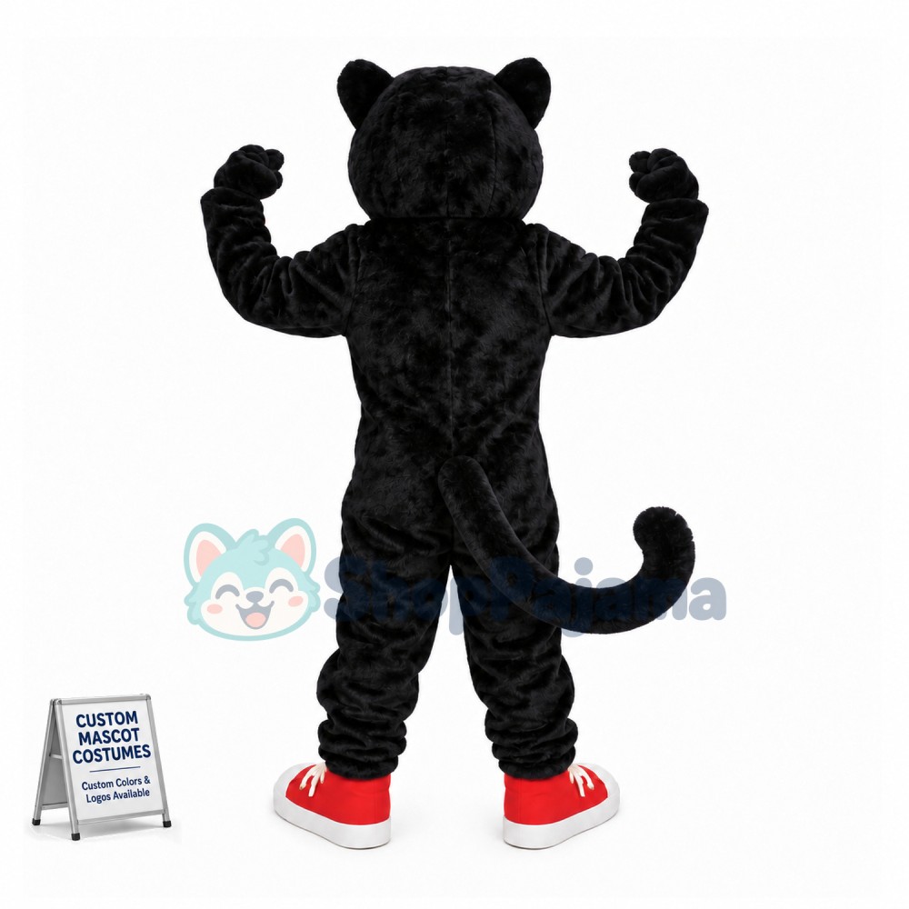 Fierce Black Bear High School Mascot Costume 