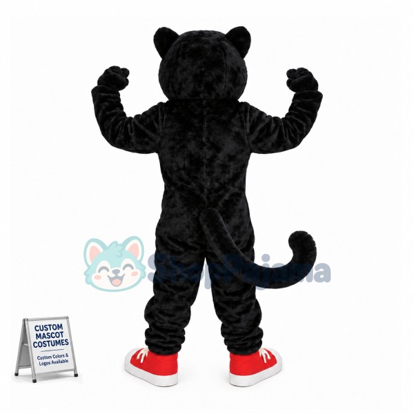 Fierce Black Bear High School Mascot Costume 
