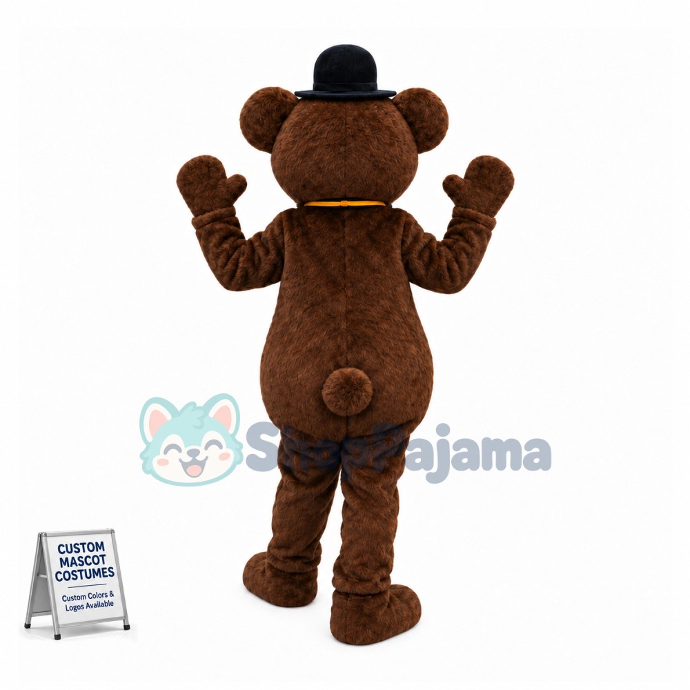 Safety Bear Mascot Costume