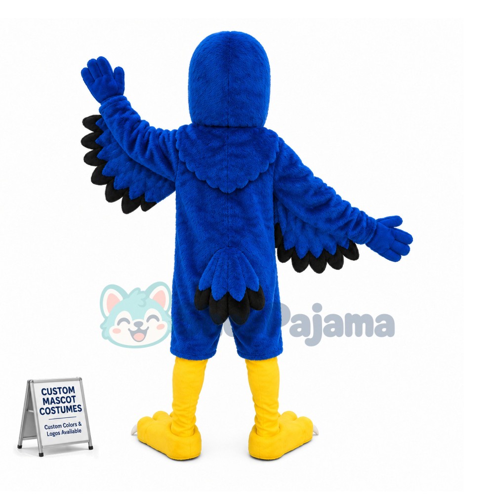 Blue Macaw Mascot Costume 