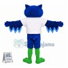 Adult Blue Owl Mascot Costume 