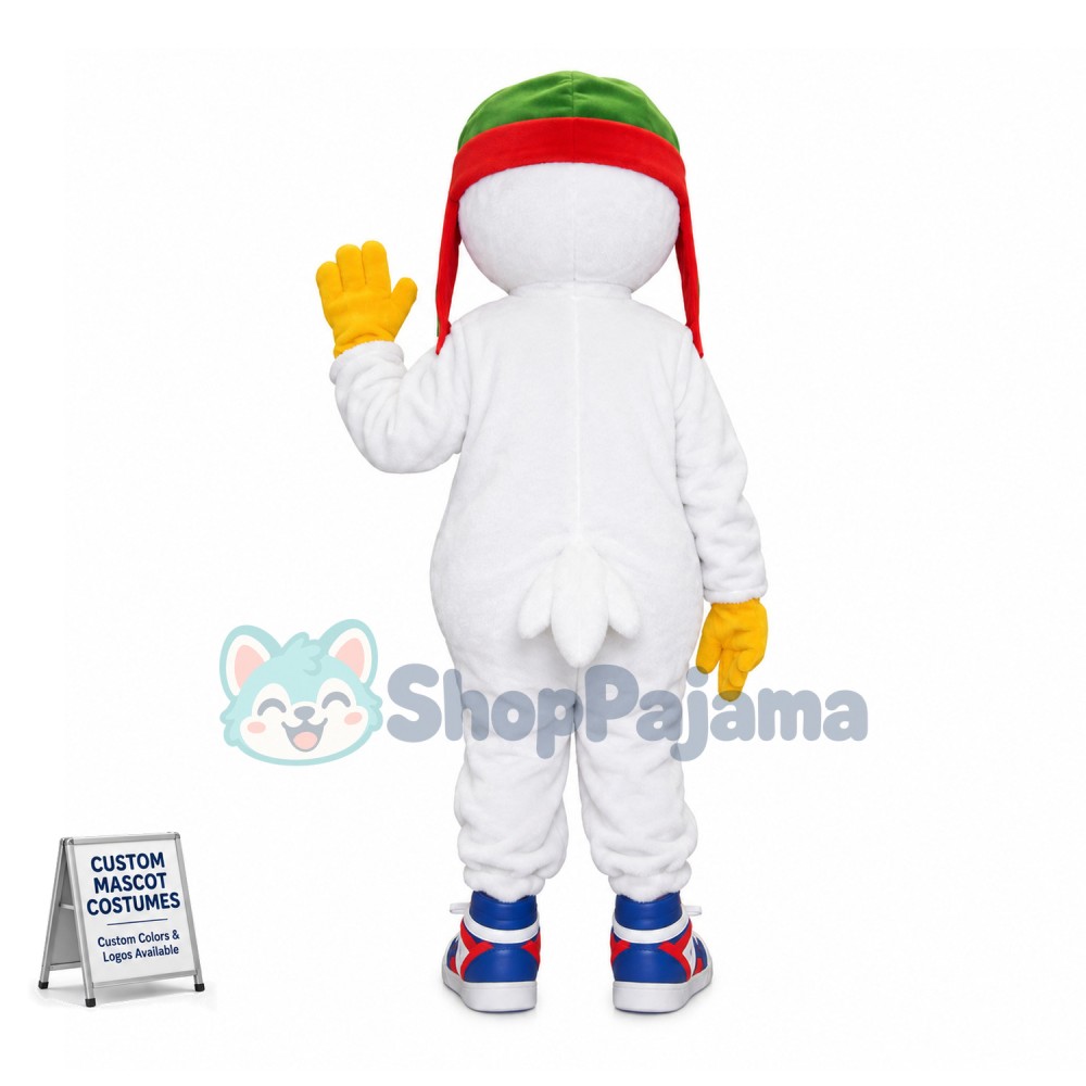 Aviator Seagull Mascot Costume 