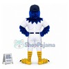 Baseball Blue Hawk Mascot Costume 