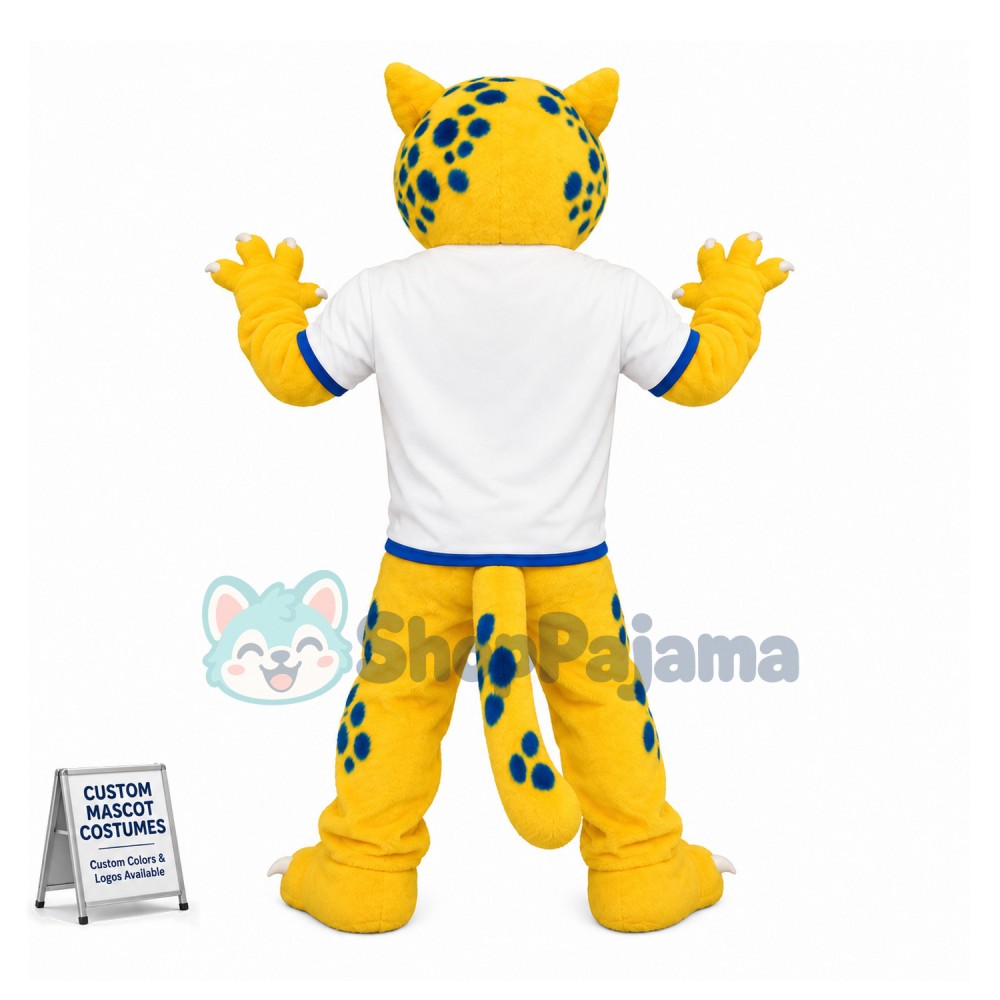 University Jagger the Jaguar Mascot Costume 