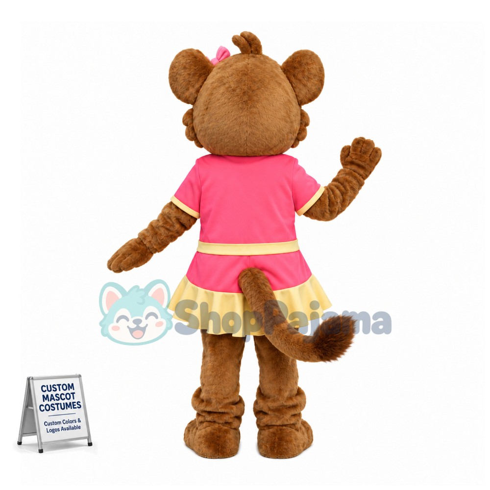 Beautiful Lion Cub Girl Mascot Adult Costume 