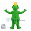 King Green Dragon Mascot Costume 