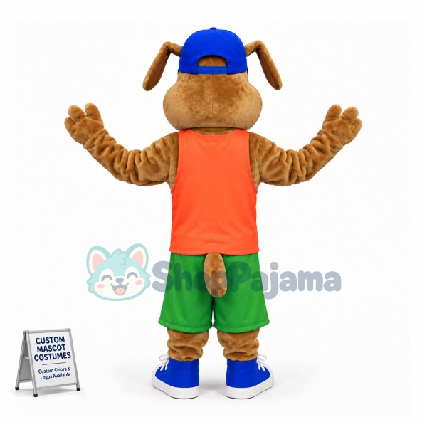 Cool Hound Dog Mascot Costume 