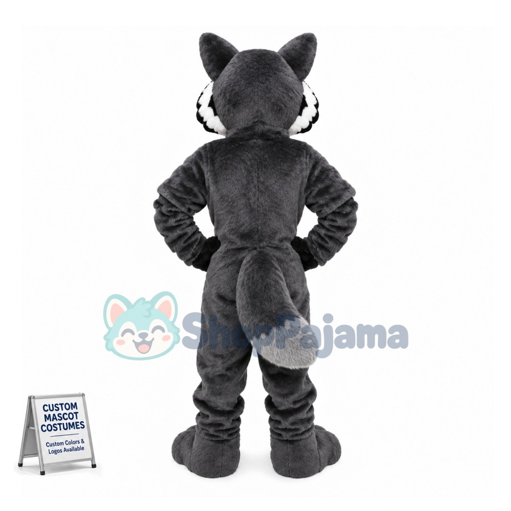 Timber Wolf Mascot Adult Costume 