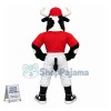 Baseball Holstein Bull Mascot Costume 
