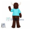 College Yak Mascot Costume 