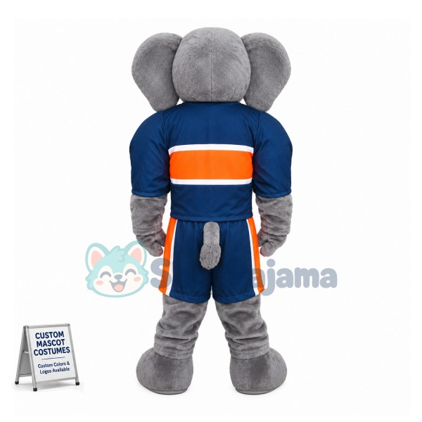 University Elephant Tuffy the Titan Mascot Costume 