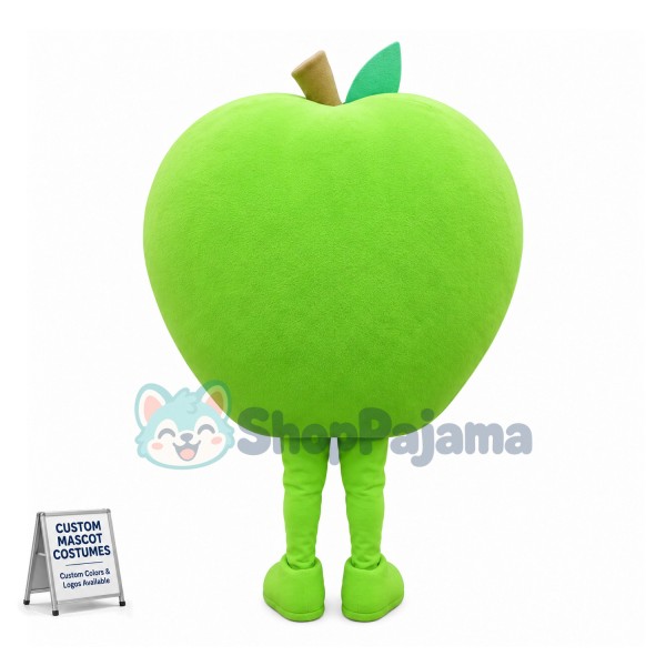 Deluxe Jolly Rancher Green Apple Mascot Costume 