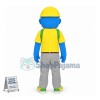Blue Schoolboy Mascot Costume 