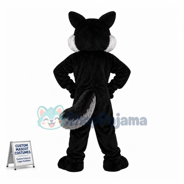 Toothy Wolf Mascot Costume 