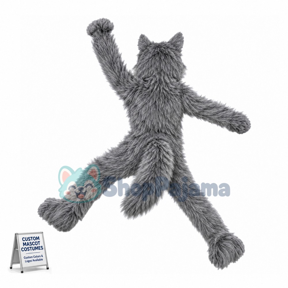 Willie the Wolf High School Mascot Costume 