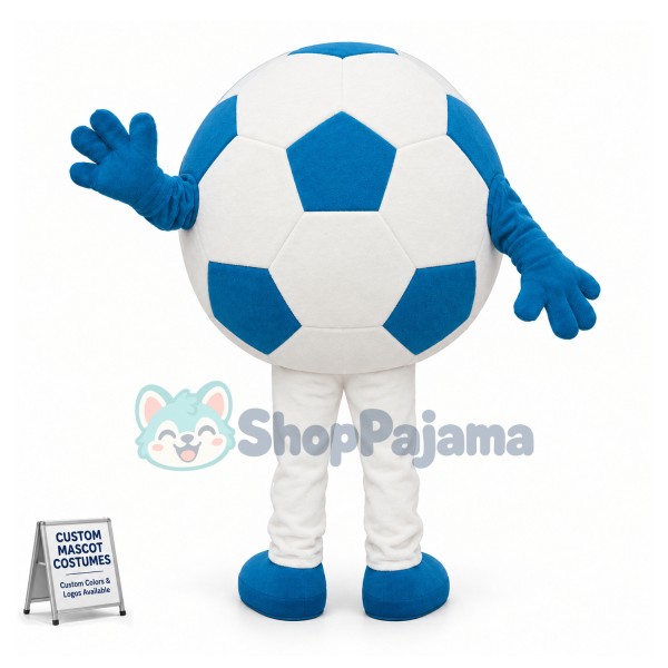 Deluxe Cartoon Football Mascot Costume 