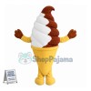 Deluxe Chocolate & Vanilla Swirl Ice Cream Cone Mascot Costume 