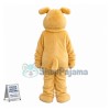 Adult Plush Yellow Dog Mascot Cartoon Costume	