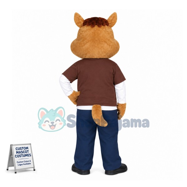Lovely Cartoon Wild Boar Mascot Costume Animal Fancy Dress Outfit Costume 