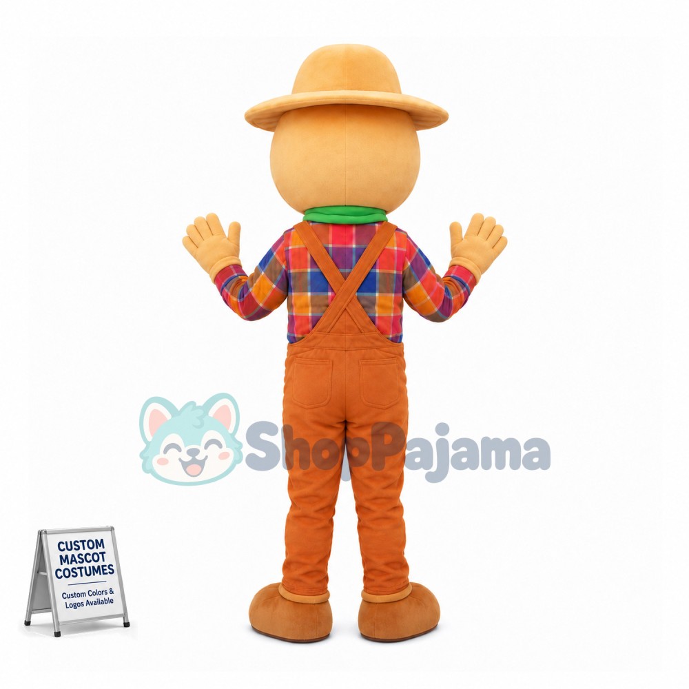 Optimistic Scarecrow Mascot Costume 