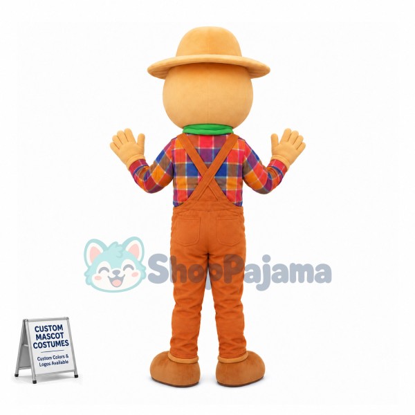 Optimistic Scarecrow Mascot Costume 
