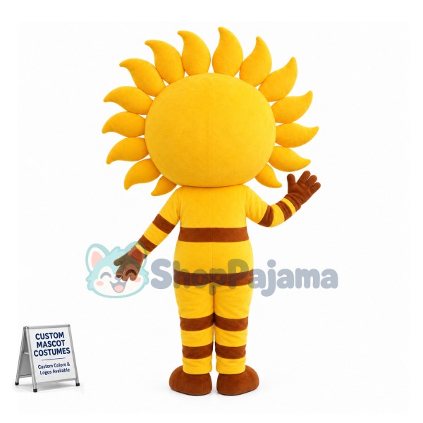 Cartoon Sun Boy Mascot Costume	
