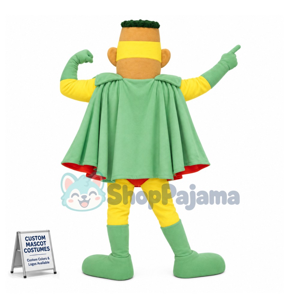 Captain 5 A Day Mascot Costume 