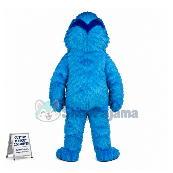 Abominable Blue Yeti Mascot Costume 