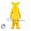 Growling Yellow Wildcat Mascot Costume 