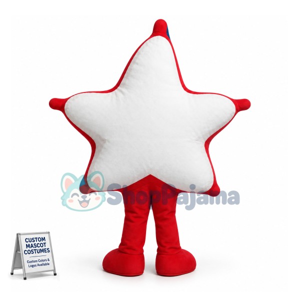 Deluxe Cartoon Starfish Mascot Costume 