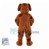 Loyal Brown Dog Mascot Costume 