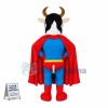 Superman Cow Mascot Costume 