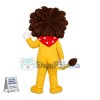 Lovely Cartoon Yellow Lion Mascot Costume 