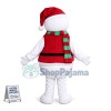 Christmas Snowman Mascot Costume 