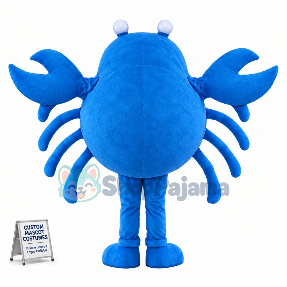 Deluxe Blue Crab Mascot Costume 