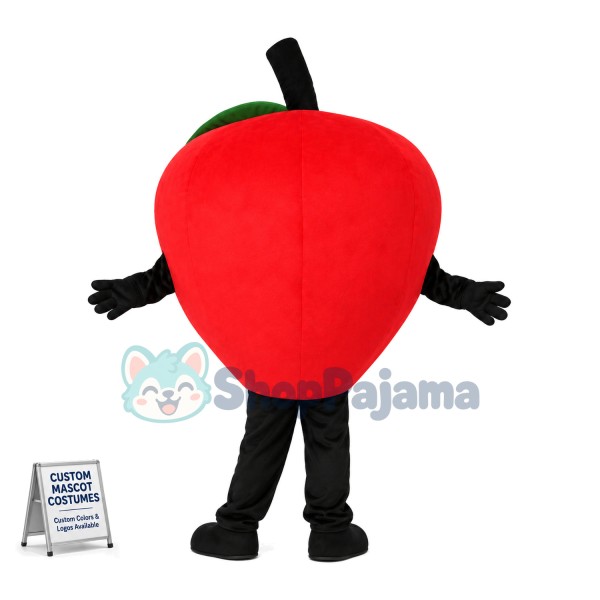 Lightweight Cartoon Red Apple Mascot Costume 