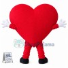 Deluxe Cartoon Red Heart Mascot Costume 