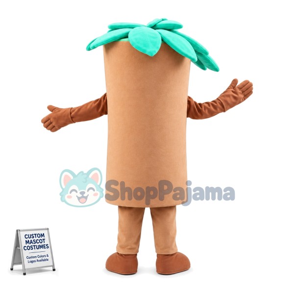 Lightweight Cartoon Tropical Palm Tree Mascot Costume 