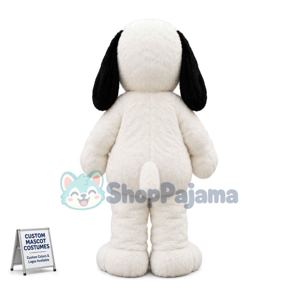 Happy Snoopy the Beagle Mascot Adult Plush Costume	