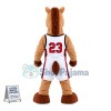 Power Fierce Basketball Mustang Mascot Costume