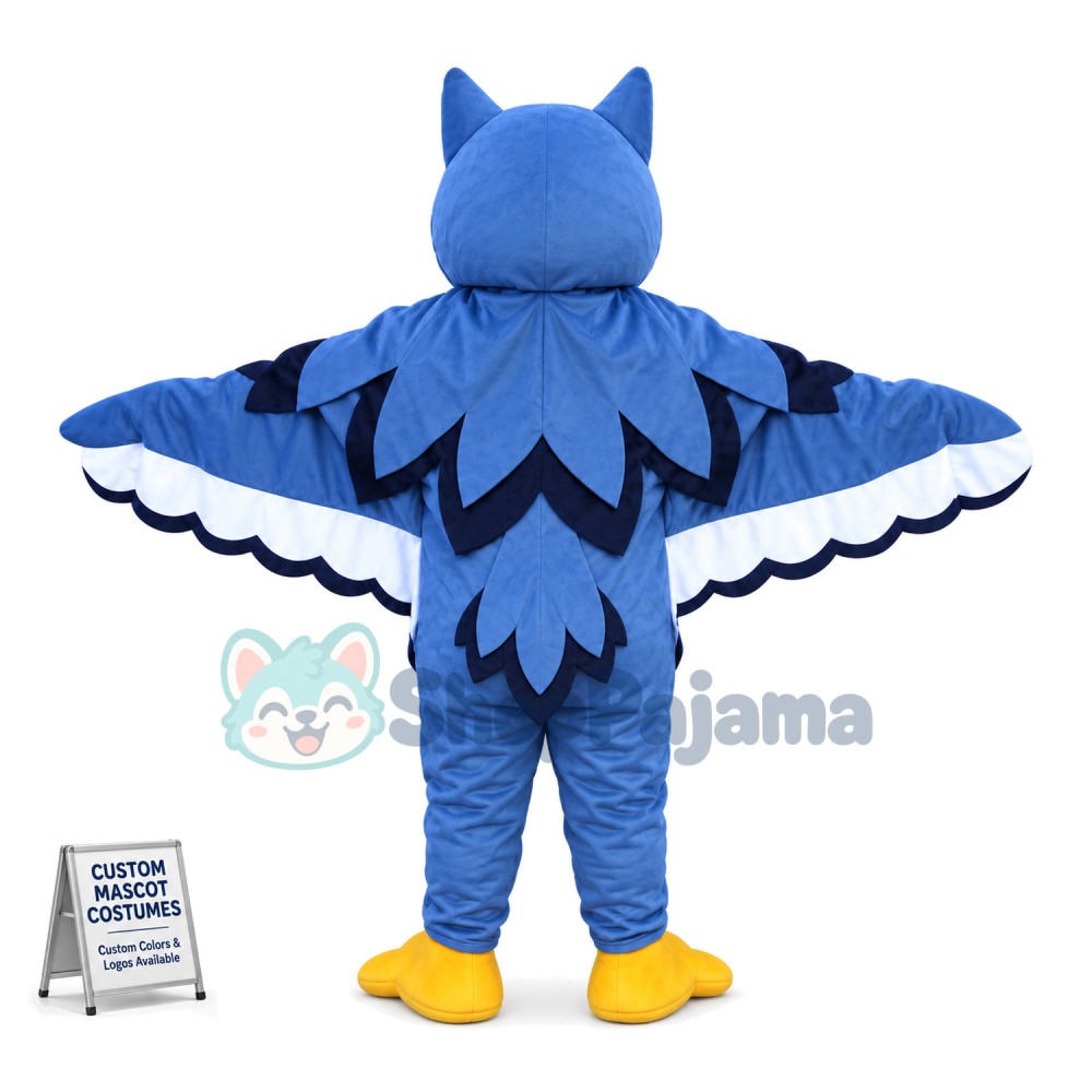 Grey Owl Mascot Adult Costume	