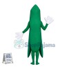 Adult Size Peas Pod Mascot Costume For Halloween Party	
