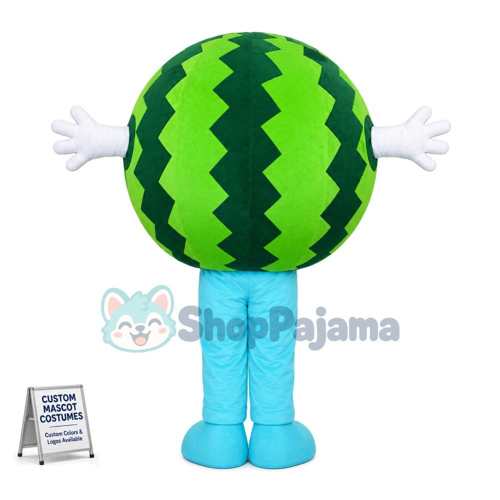 Cartoon Whole Watermelon Mascot Costume 