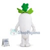 Deluxe Cartoon White Radish Mascot Costume 