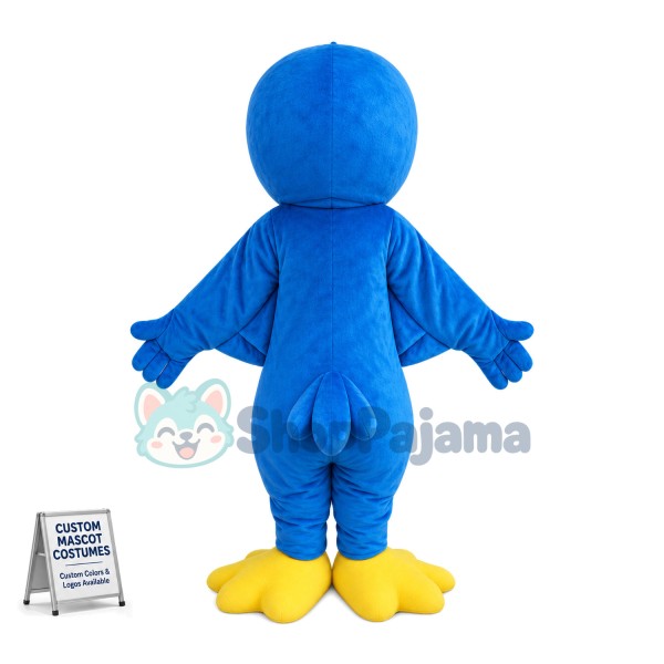 Blue Parrot Mascot Costume	