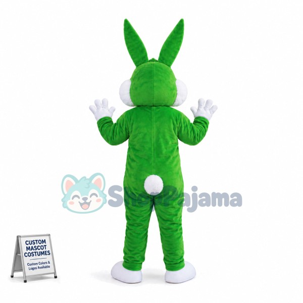 Green Bugs Bunny Mascot Costume