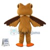 Flying Brown Owl Mascot Costume 